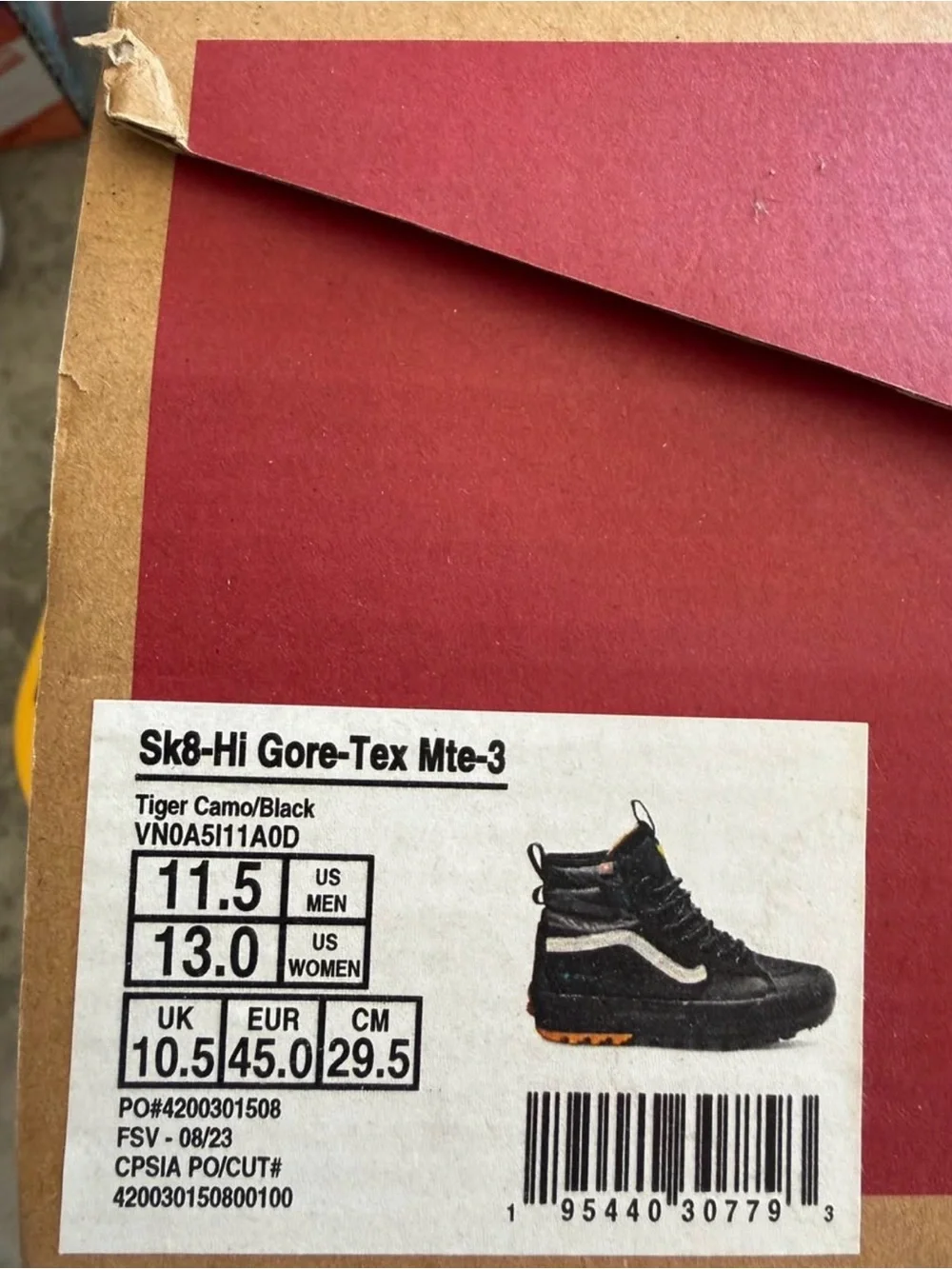 Vans brand new
